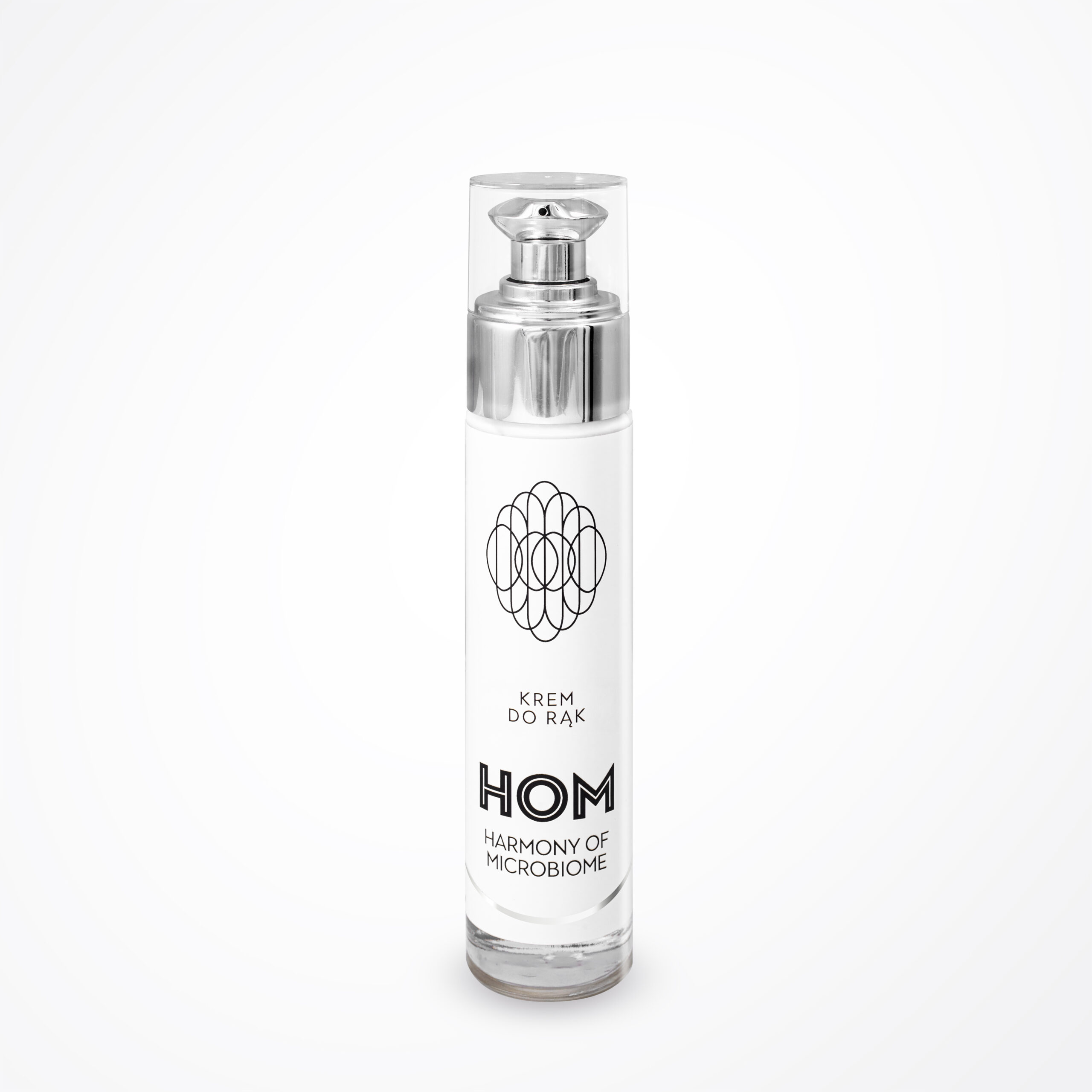 Butelka kremu do rąk Harmony of Microbiome na białym tle